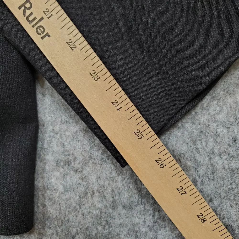 J.Crew‎ Blazer Mens 42L Wool 3 Button Single Breasted Charcoal Sport Coat Jacket